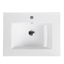 Laulea 600mm Wall Hung Single Vanity with Ceramic Countertop